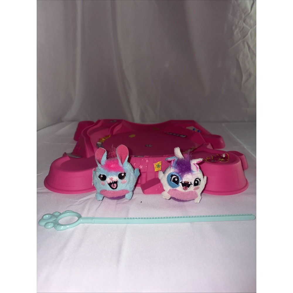 Vtg FurReal Friends Dizzy Dancers Spin n Go Disco & 2 figures Hasbro 2011